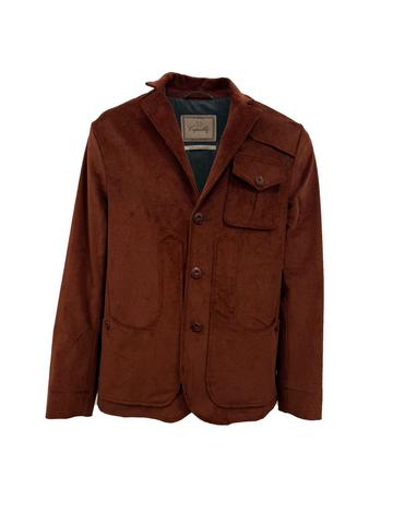 Iconic 500-line velvet jacket